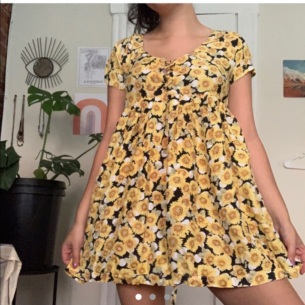 Vintage Sunflower Dress
